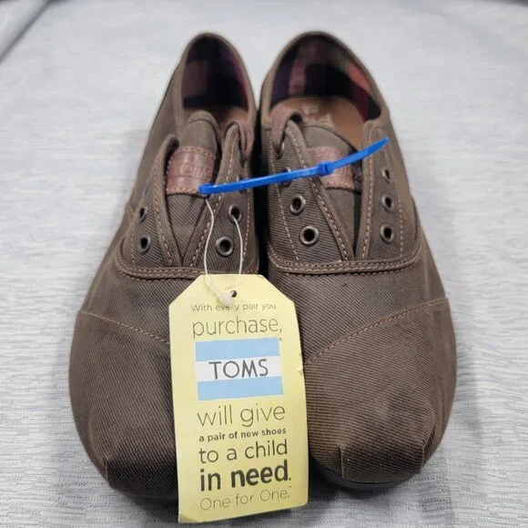 Toms - Men’s Brown Waxed Twill Cordones - Picture 2 of 11